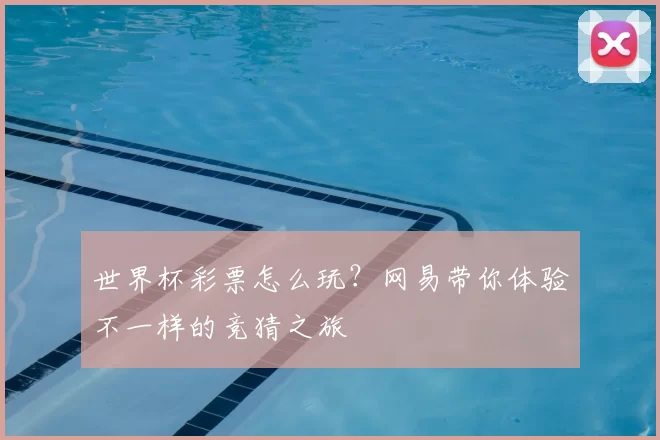 世界杯彩票怎么玩?网易带你体验不一样的竞猜之旅