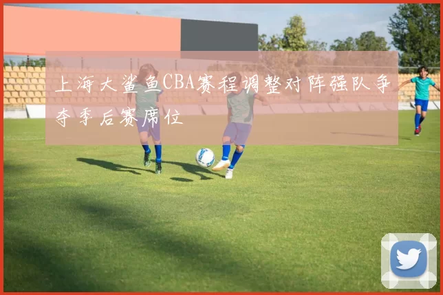 上海大鲨鱼CBA赛程调整对阵强队争夺季后赛席位