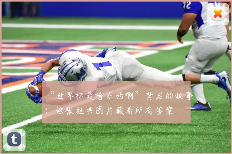 “世界杯是啥东西啊”背后的故事:这张经典图片藏着所有答案
